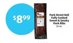 Aldi Park Street Deli Fully Cooked Sweet & Smoky Pork Ribs offer