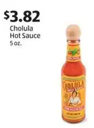 Aldi Cholula Hot Sauce offer