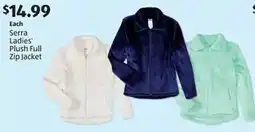 Aldi Serra Ladies' Plush Full Zip Jacket offer