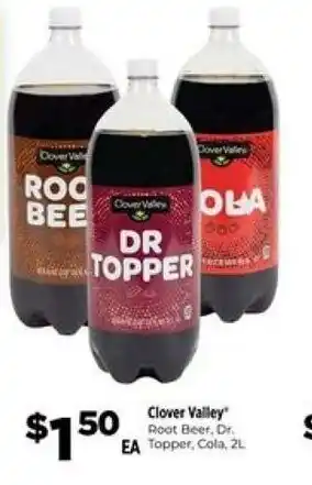 Dollar General Clover Valley Root Beer or Dr. Topper offer