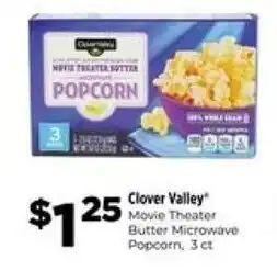 Dollar General Clover Valley Movie Theater Butter Microwave Popcorn offer