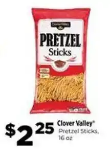 Dollar General Clover Valley Pretzel Sticks offer