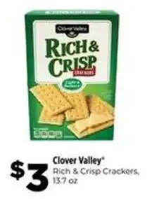 Dollar General Clover Valley Rich & Crisp Crackers offer