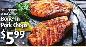 Gristedes Bone-In Pork Chops offer