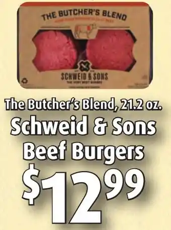 Gristedes The Butcher's Blen Schweid & Sons Beef Burgers offer