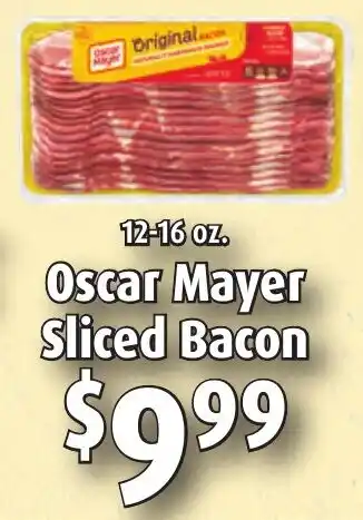 Gristedes Oscar Mayer Sliced Bacon offer