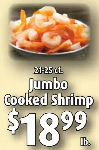 Gristedes Jumbo Sliced Bacon Cooked Shrimp offer