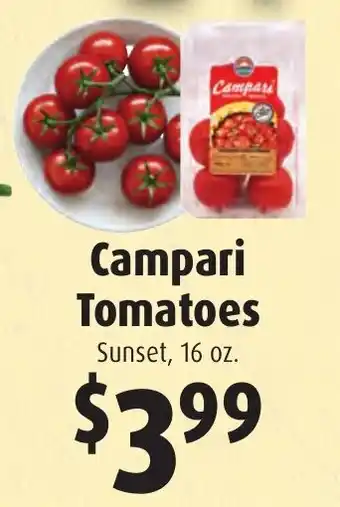 Gristedes Campari Tomatoes offer