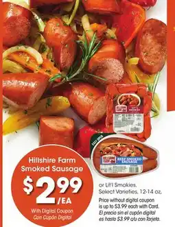 Ralphs Hillshire Farm Smoked Sausage offer