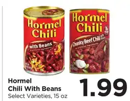 Food 4 Less Hormel Chili With Beans offer