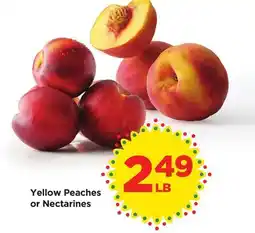 Food 4 Less Yellow Peaches or Nectarines offer