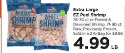 Food 4 Less Extra Large EZ Peel Shrimp offer