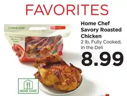 Food 4 Less Home Chef Savory Roasted Chicken offer