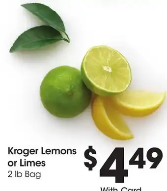 Ralphs Kroger Lemons or Limes offer