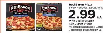 Food 4 Less Red Baron Pizza offer