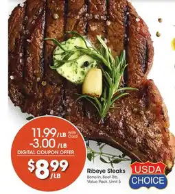 Ralphs Ribeye Steaks offer