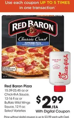 Ralphs Red Baron Pizza offer