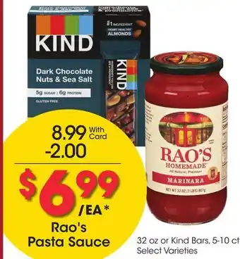 Ralphs Rao's Pasta Sauce offer