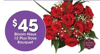 Ralphs Bloom Haus 12 Plus Rose Bouquet offer