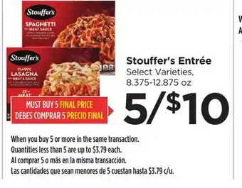 Food 4 Less Stouffer's Entrée offer