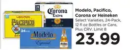 Food 4 Less Modelo, Pacifico, Corona or Heineken offer