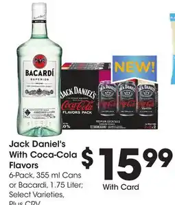 Ralphs Jack Daniel's With Coca-Cola Flavors offer