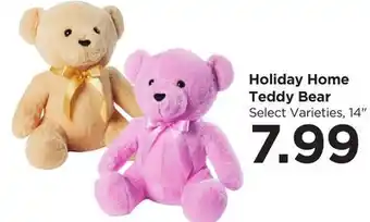 Food 4 Less Holiday Home Teddy Bear offer