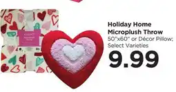 Food 4 Less Holiday Home Microplush Throw offer