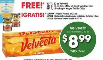 Ralphs Velveeta offer