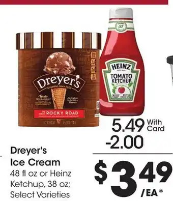 Ralphs Dreyer's Ice Cream offer