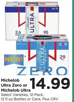 Food 4 Less Michelob Ultra Zero or Michelob Ultra offer