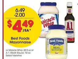 Ralphs Best Foods Mayonnaise offer