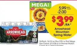 Ralphs Arrowhead Mountain Spring Water offer