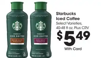 Ralphs Starbucks Iced Coffee offer