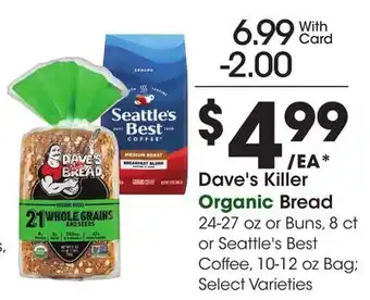 Ralphs Dave's Killer Organic Bread offer