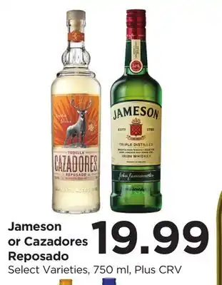 Food 4 Less Jameson or Cazadores Reposado offer