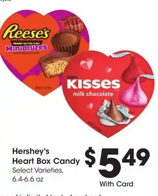 Ralphs Hershey's Heart Box Candy offer