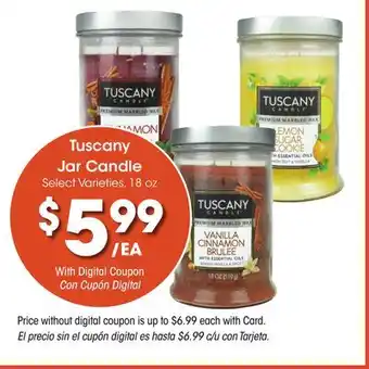 Ralphs Tuscany Jar Candle offer