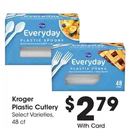 Ralphs Kroger Plastic Cutlery offer