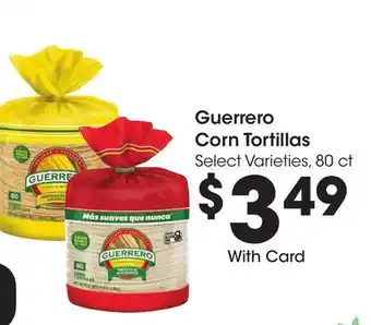 Ralphs Guerrero Corn Tortillas offer