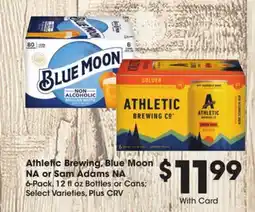 Ralphs Athletic Brewing, Blue Moon NA or Sam Adams NA offer