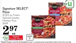 Pavilions Signature SELECT Pizza offer