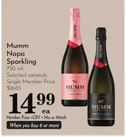 Pavilions Mumm Napa Sparkling offer