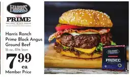 Pavilions Harris Ranch Prime Black Angus Ground Beef offer