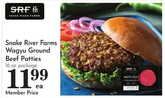 Pavilions Snake River Farms Wagyu Ground Beef Patties offer