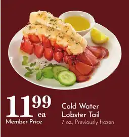 Pavilions Cold Water Lobster Tail offer