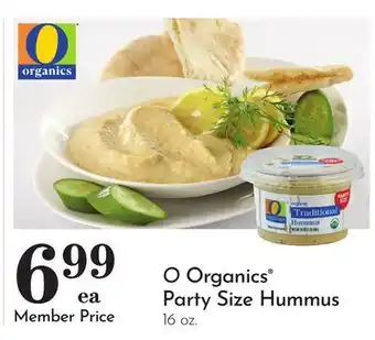 Pavilions O Organics Party Size Hummus offer