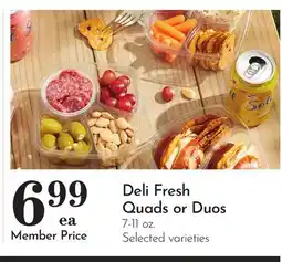 Pavilions Deli Fresh Quads or Duos offer