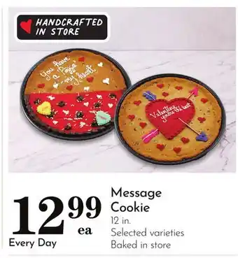 Pavilions Message Cookie offer