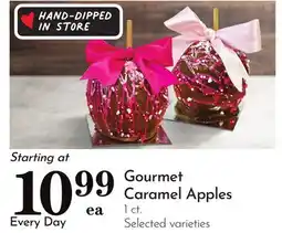 Pavilions Gourmet Caramel Apples offer